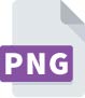 Icon representing png file download for mapping products