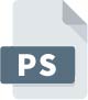 Icon representing photoshop file download for mapping products